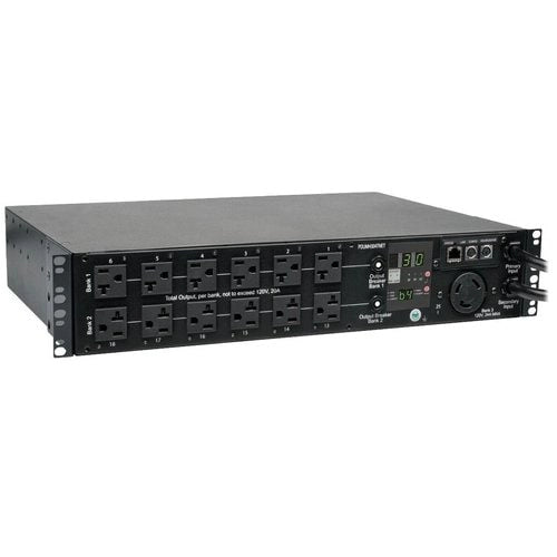 Tripp Lite PDUMH30ATNET PDU ATS 2.9kW Monofásico con Transferencia Automática
