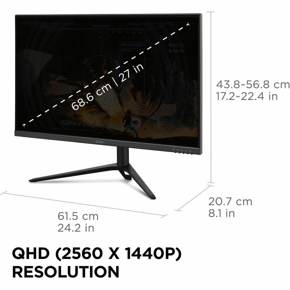 Monitor Gamer ViewSonic VX2728J-2K 27" QHD IPS 180Hz - Experiencia Gaming Sin Límites
