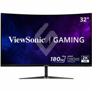 Monitor Gaming ViewSonic VX3218C-2K 32" Curvo QHD 180Hz - Experiencia Inmersiva Premium